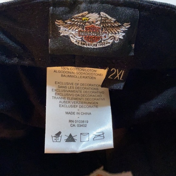 Harley-Davidson flex hat z embroidered 2X - Picture 5 of 7